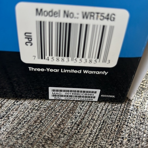 Linksys 2.4GJz Wireless G Broadband Router.  NIB - Picture 2 of 10